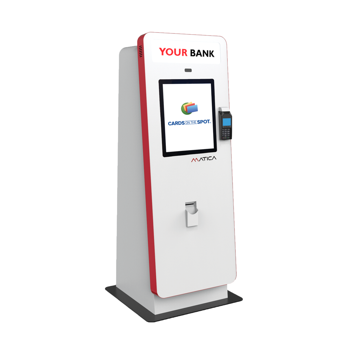 Financial card self-service instant issuance kiosk K3000