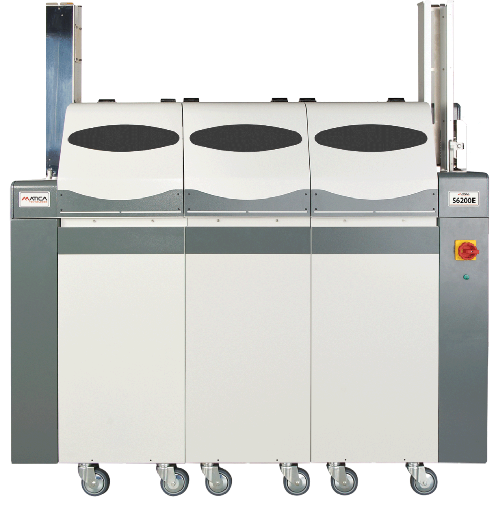 S6200E industrial embosser Financial card embossing Matica