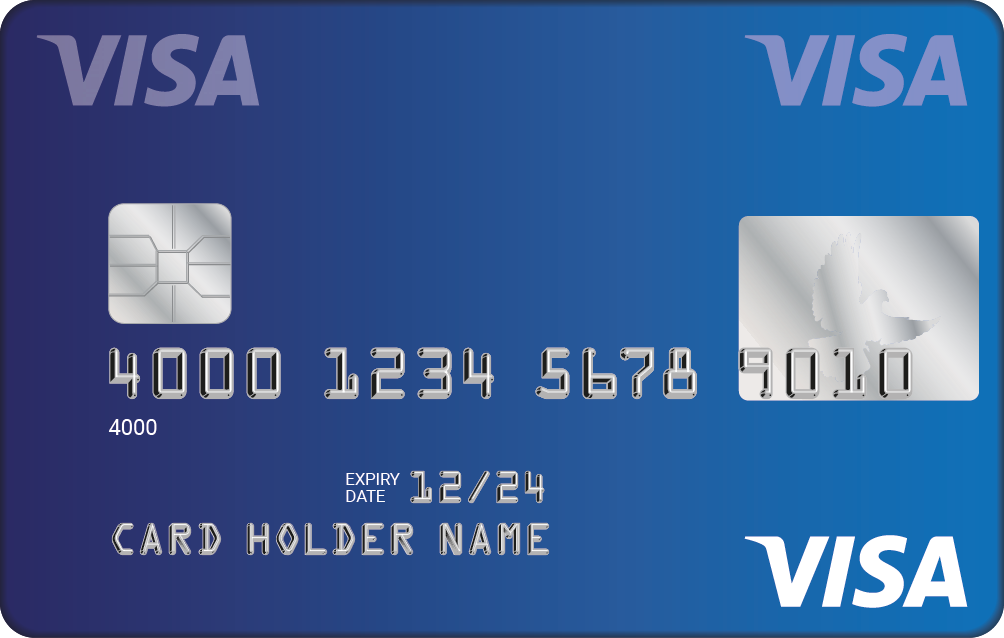 embossing credit card font